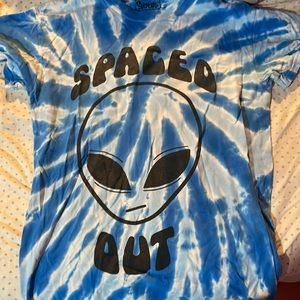 Blue/White Tie-Dye T-Shirt from Spencer’s size Small
